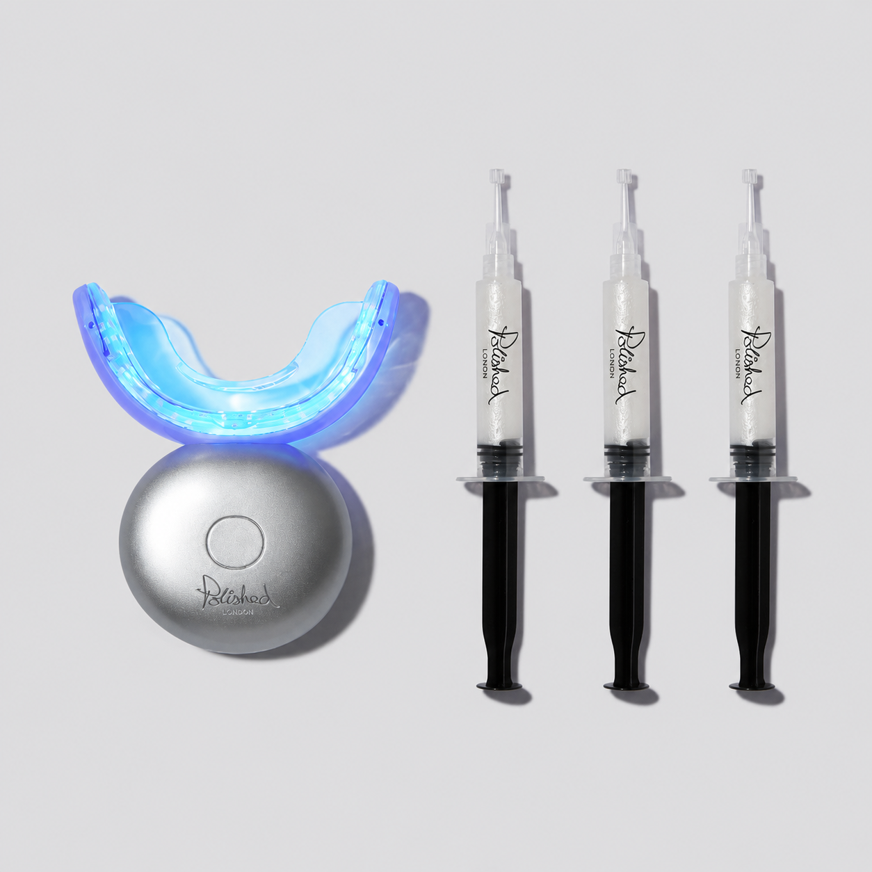 LED Teeth Whitening Kit & Gel Refill Bundle