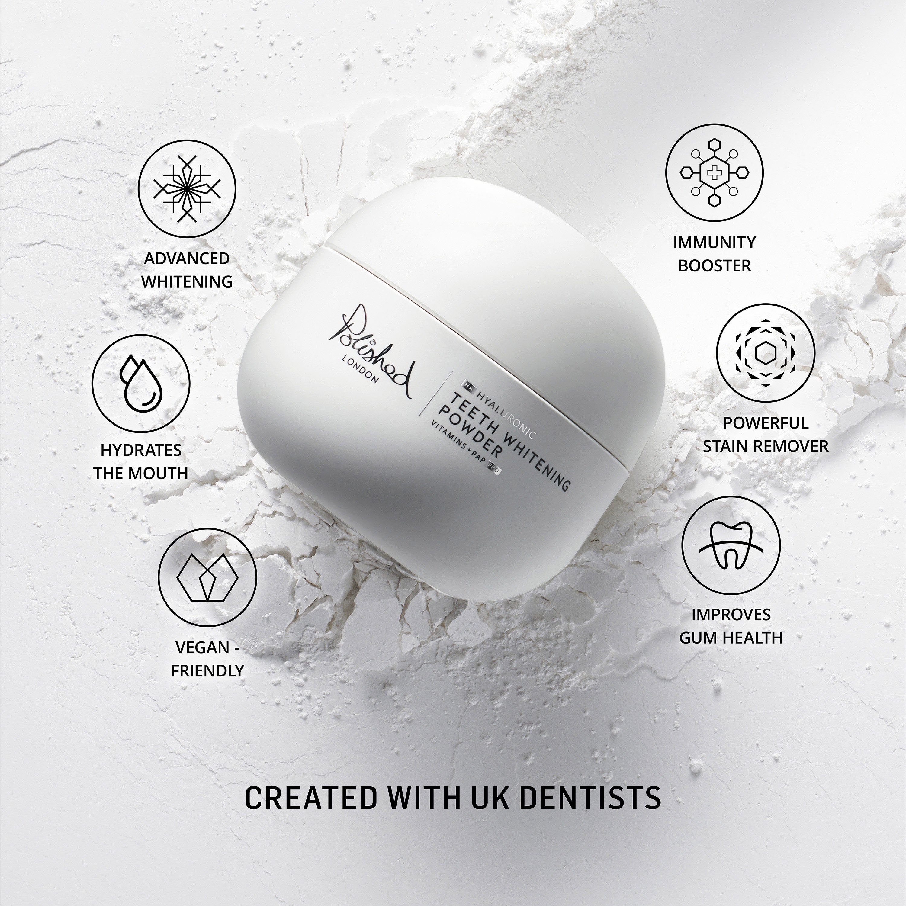 Teeth Whitening Powder & Strips Bundle