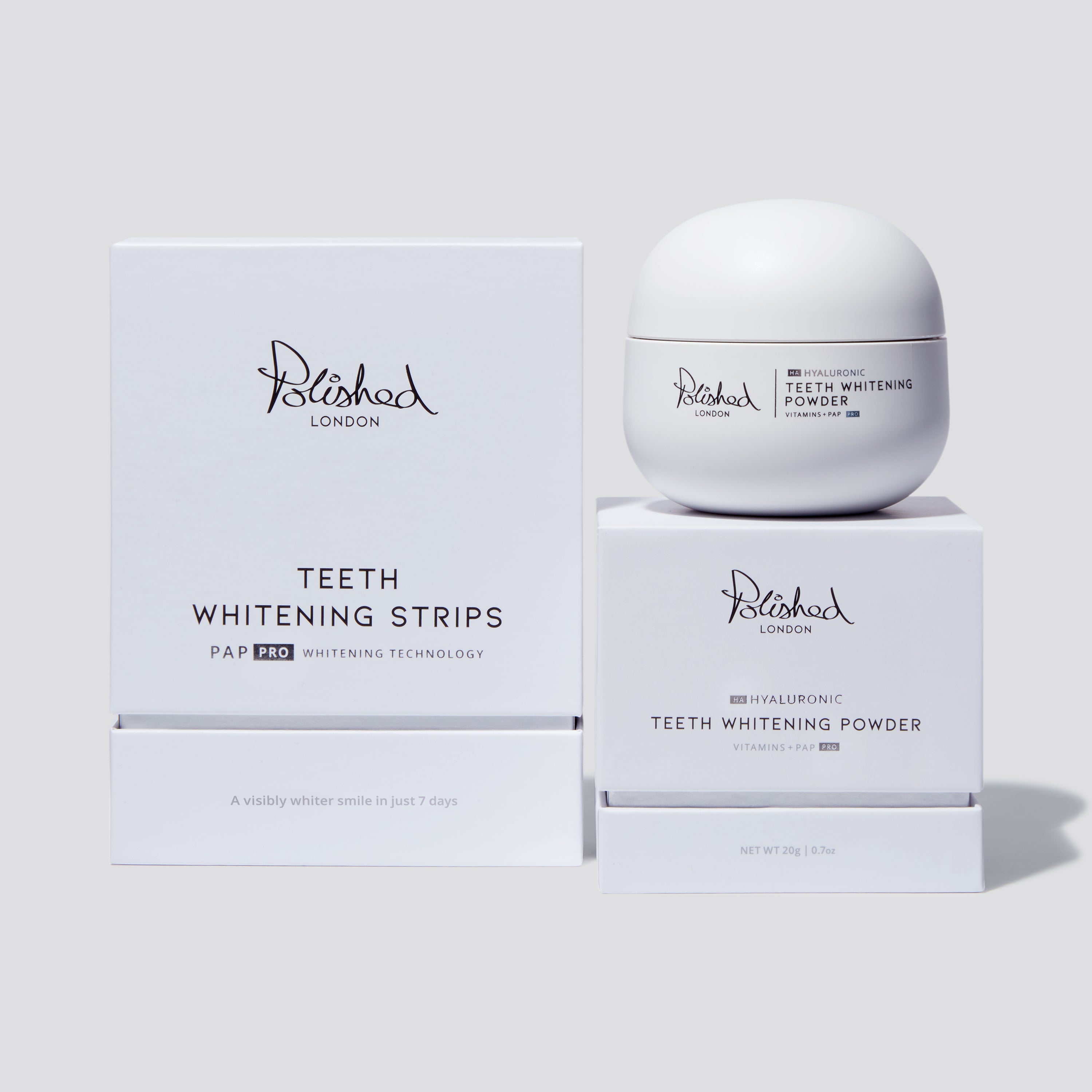 Teeth Whitening Powder & Strips Bundle