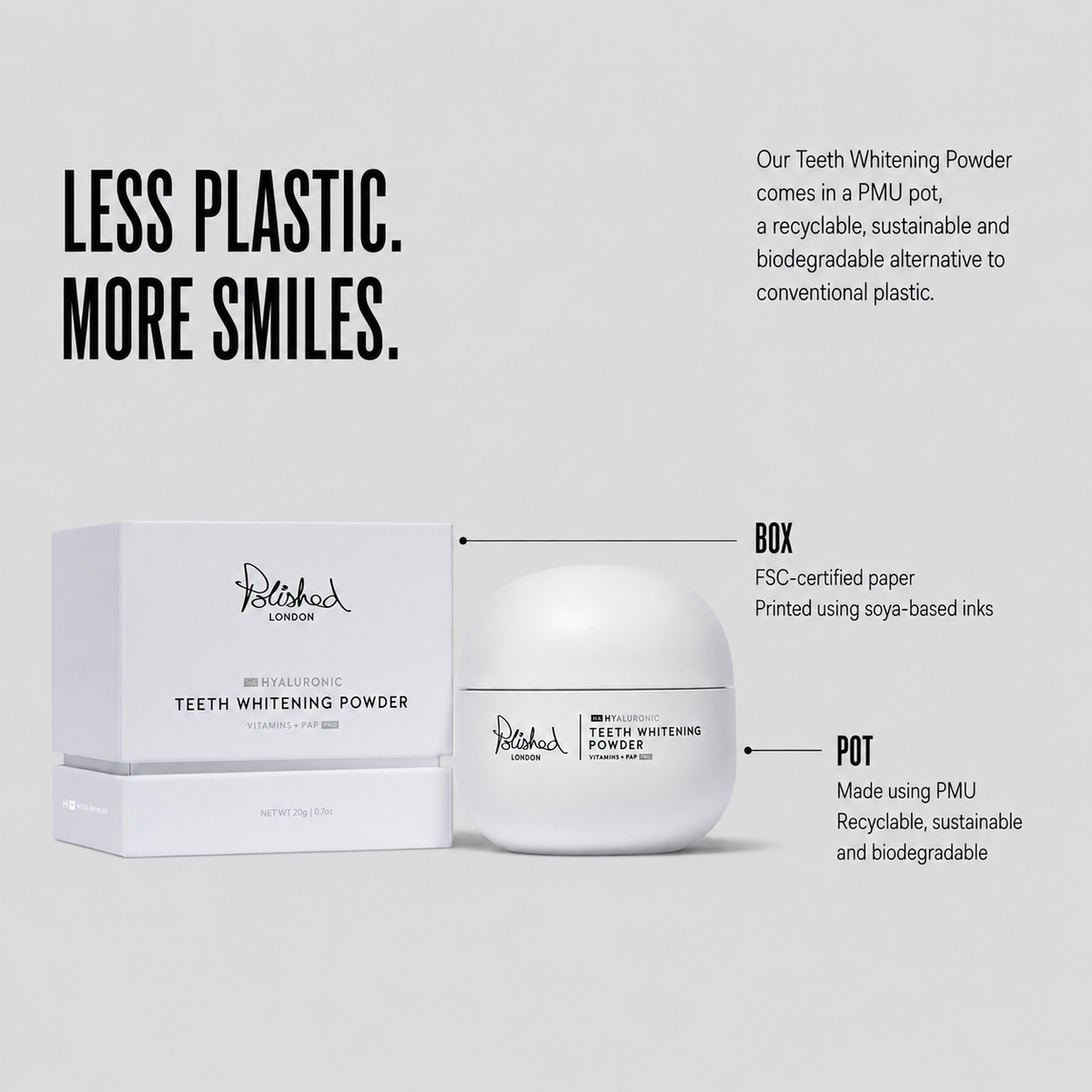Hyaluronic Teeth Whitening Powder