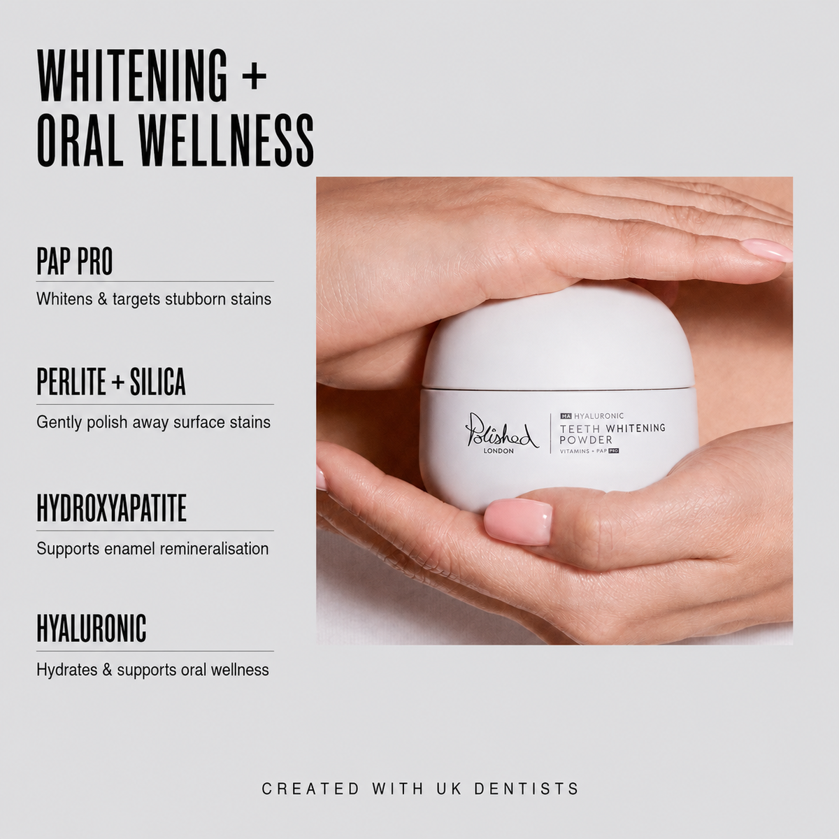 Hyaluronic Teeth Whitening Powder