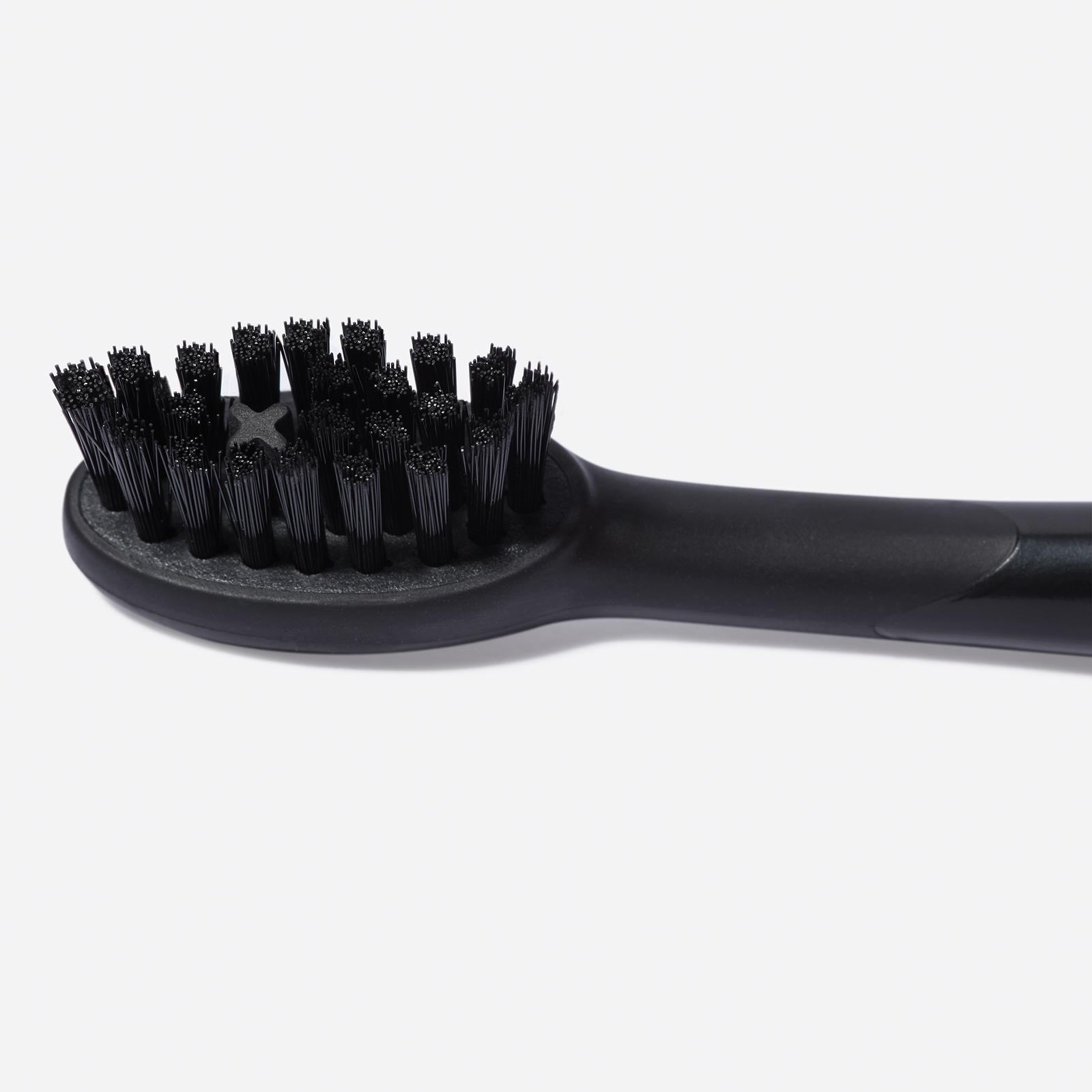 Close-up of a black brush head for the Sonic Toothbrush