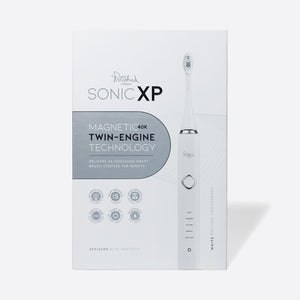 
                  
                    The Polished London Sonic XP Toothbrush box in white
                  
                